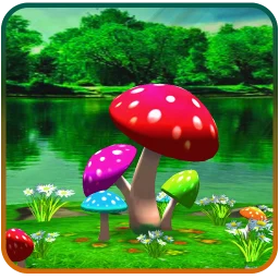 Symbol von 3D Mushroom Live Wallpaper HD