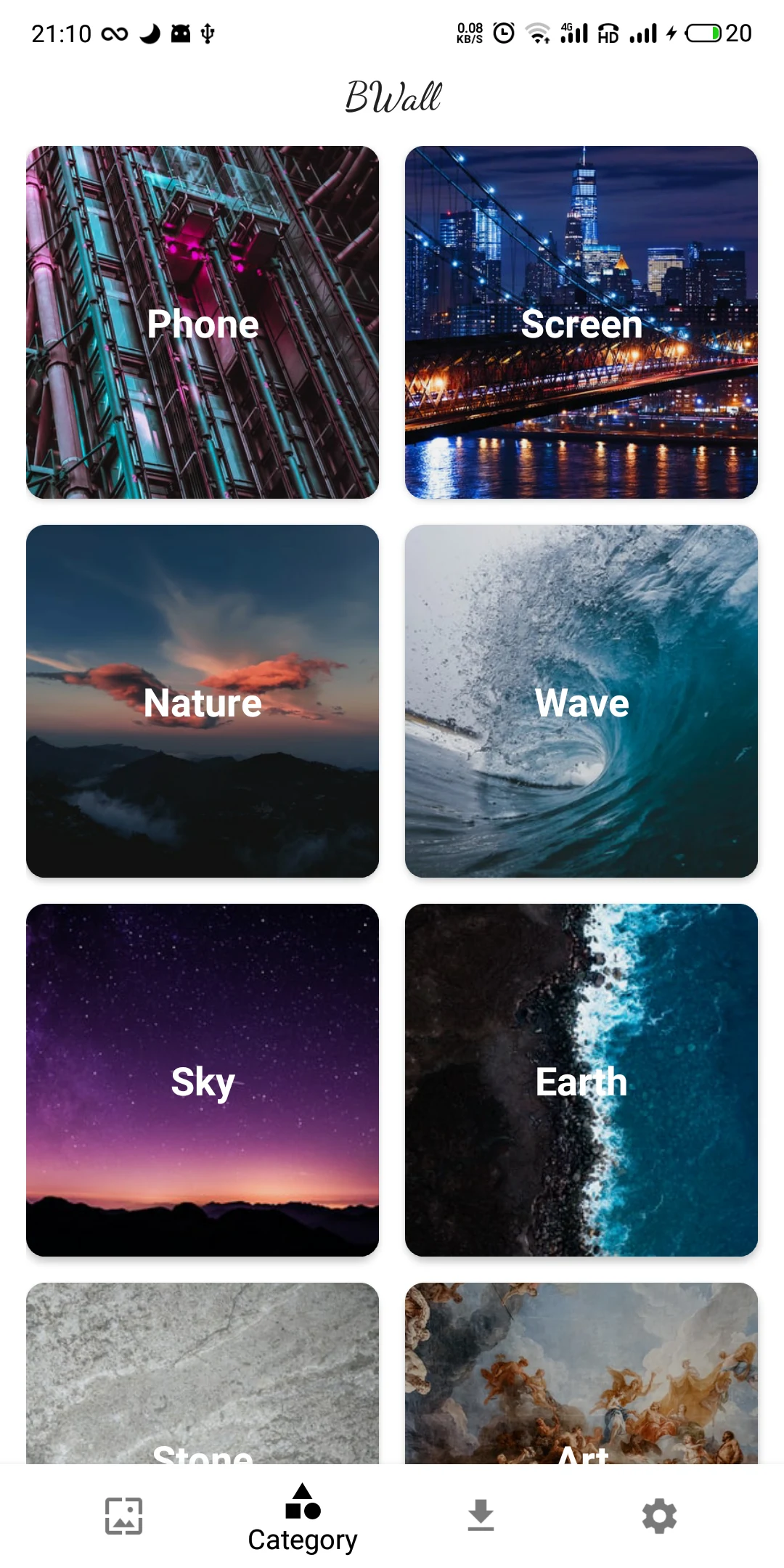 BWall screenshot