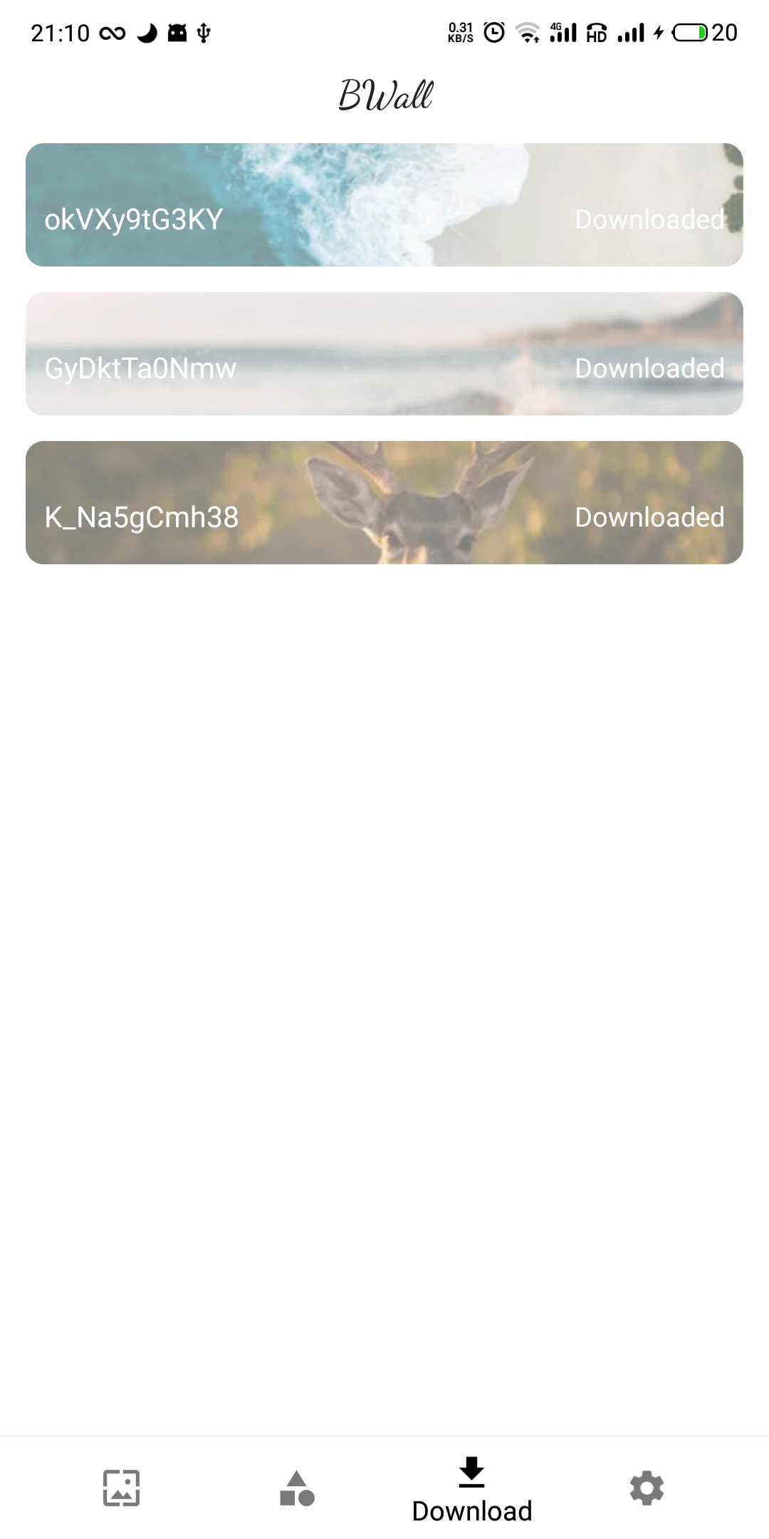 BWall screenshot